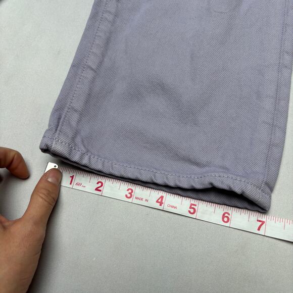 Sid Mashburn Straight Leg Jeans 34x30 Purple Denim 5 Pocket - Picture 8 of 11